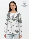 Лонгслив женский. Хлопок / Undertale