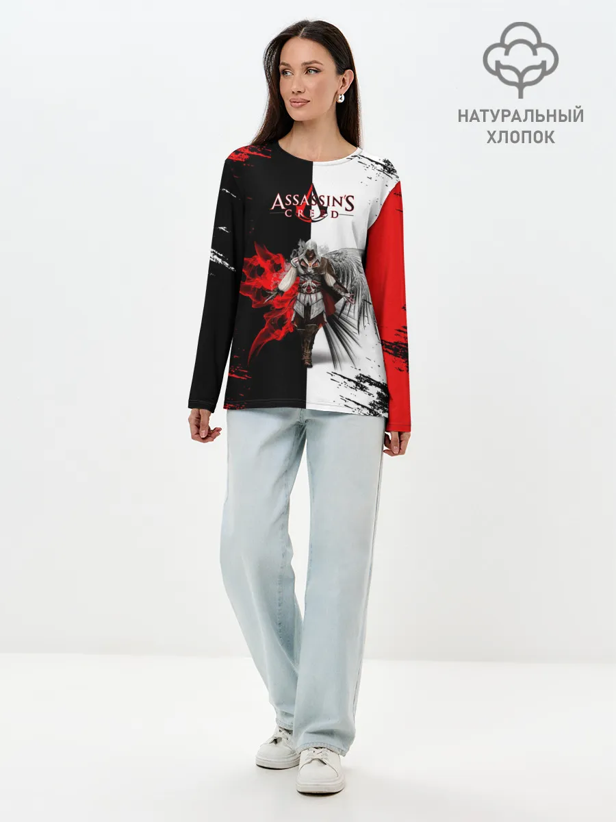 Лонгслив женский. Хлопок / ASSASSINS CREED