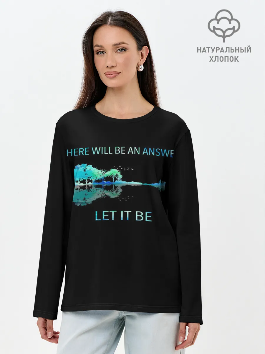 Лонгслив женский. Хлопок / The Beatles