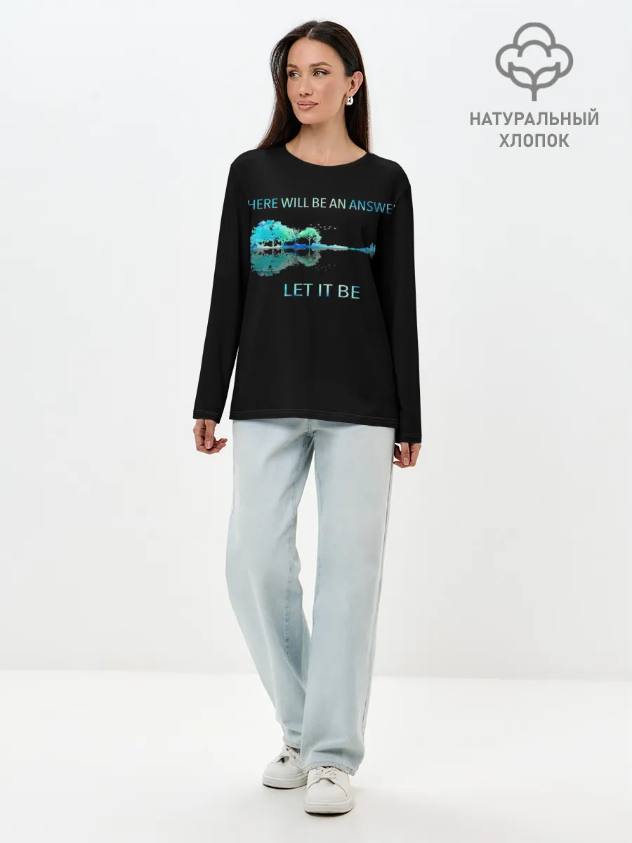 Лонгслив женский. Хлопок / The Beatles