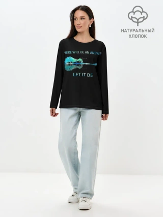 Лонгслив женский. Хлопок / The Beatles