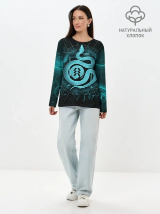 Лонгслив женский. Хлопок / DESTINY 2 HUNTER