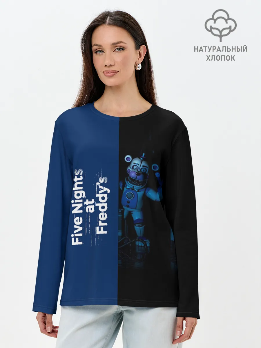 Лонгслив женский. Хлопок / Five Nights At Freddy