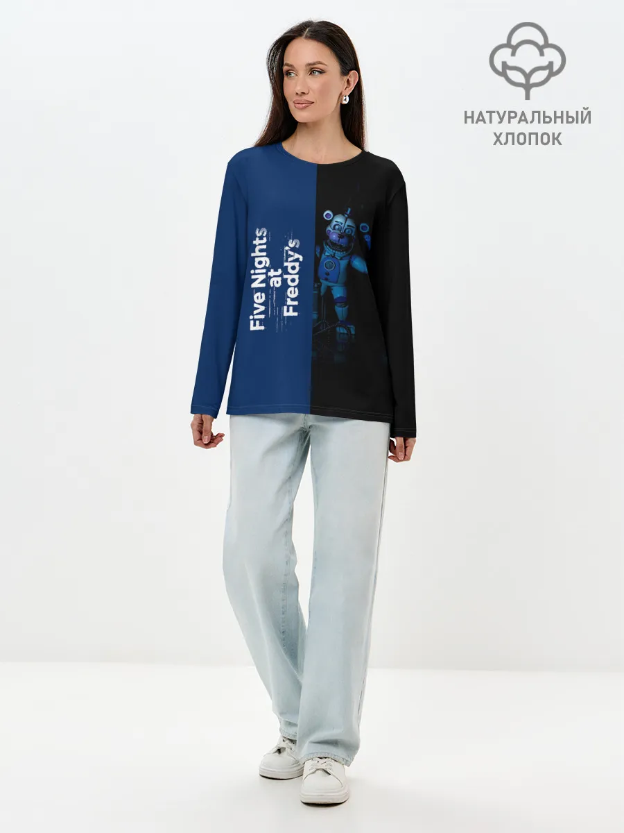 Лонгслив женский. Хлопок / Five Nights At Freddy
