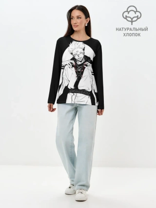 Лонгслив женский. Хлопок / Сукуна