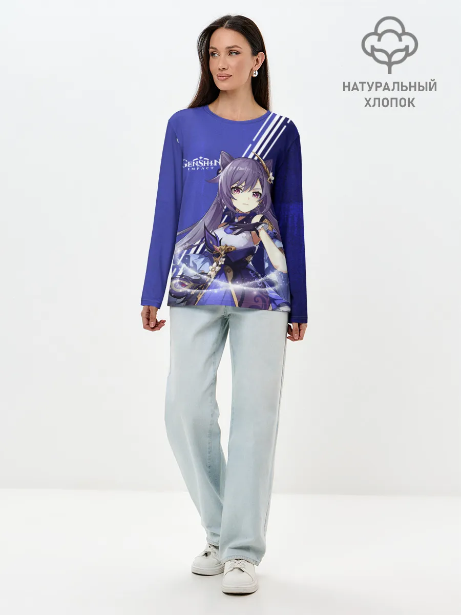 Лонгслив женский. Хлопок / Genshin Impact