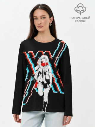 Лонгслив женский. Хлопок / Любимый во Франксе: XX