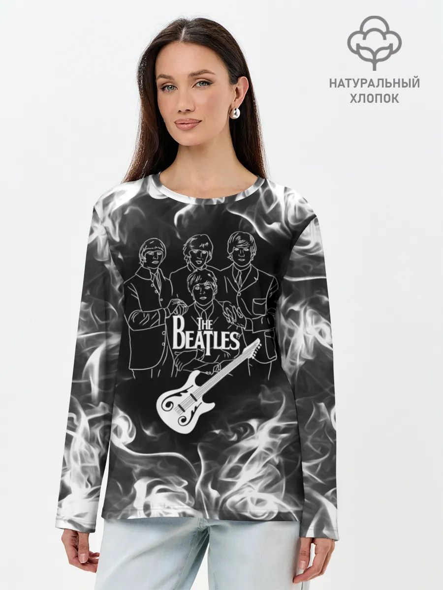 Лонгслив женский. Хлопок / The Beatles