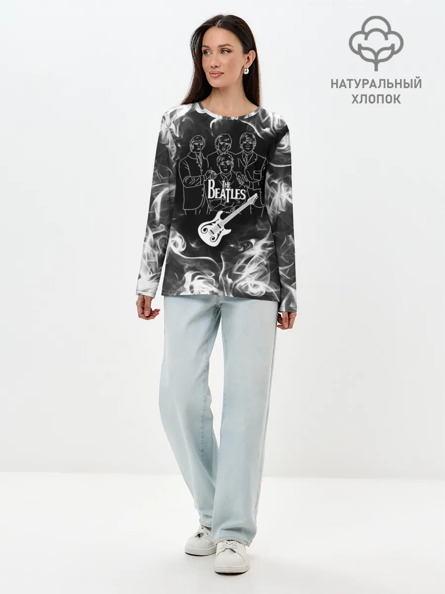 Лонгслив женский. Хлопок / The Beatles