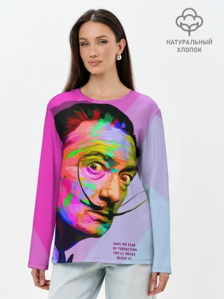 Лонгслив женский. Хлопок / Сальвадор Дали