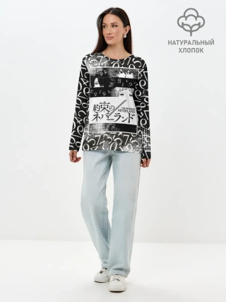 Лонгслив женский. Хлопок / Обещанный Неверленд