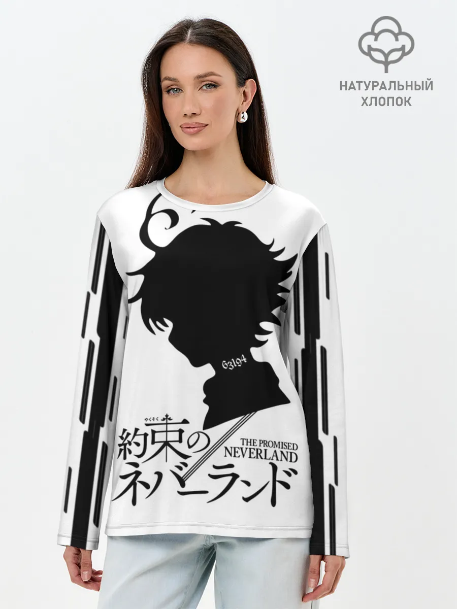 Лонгслив женский. Хлопок / Обещанный Неверленд - Эмма