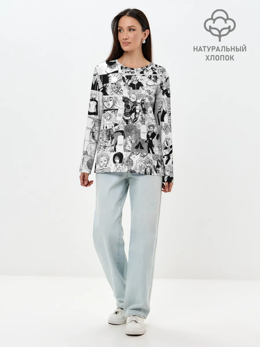 Лонгслив женский. Хлопок / Семь смертных грехов