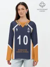 Лонгслив женский. Хлопок / ВОЛЕЙБОЛ!! | HAIKYUU!!