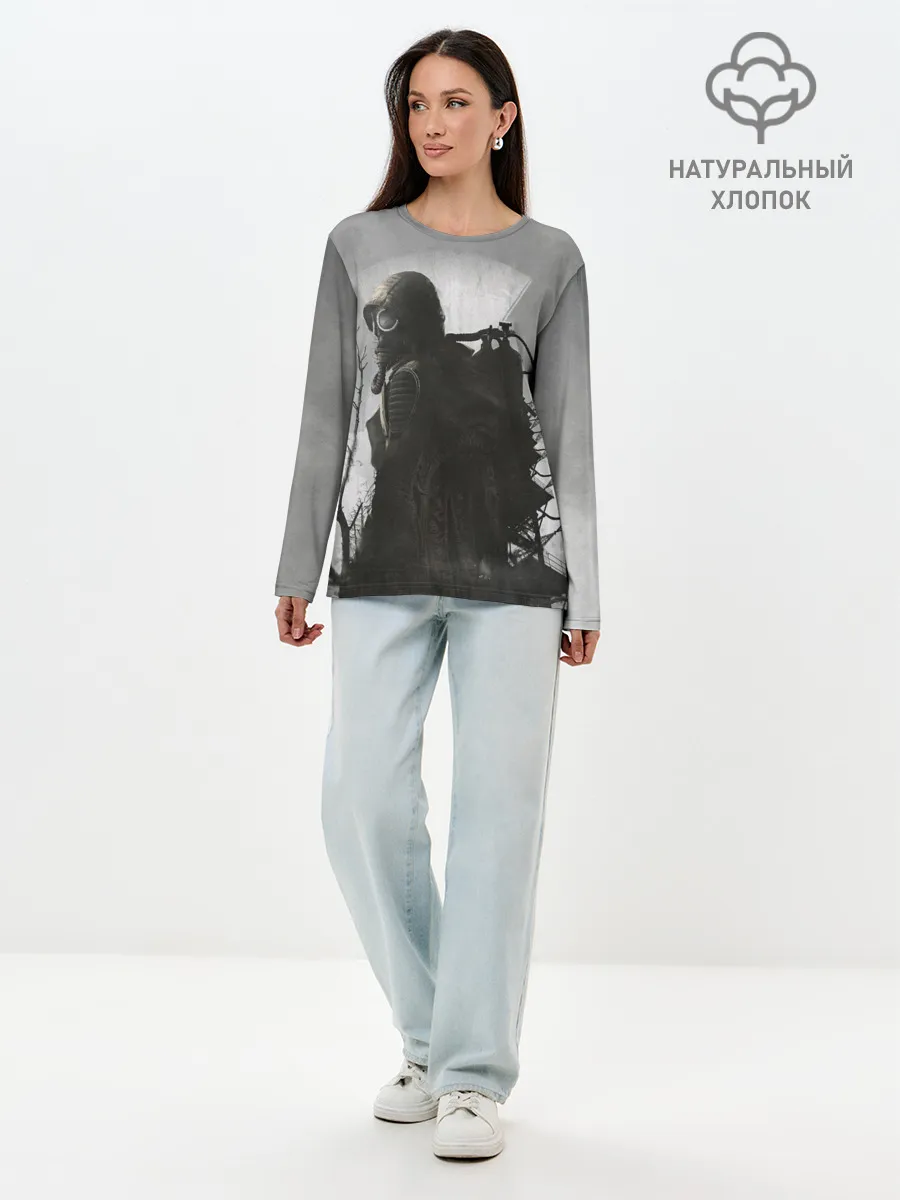 Лонгслив женский. Хлопок / Stalker