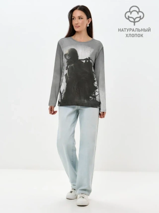 Лонгслив женский. Хлопок / Stalker