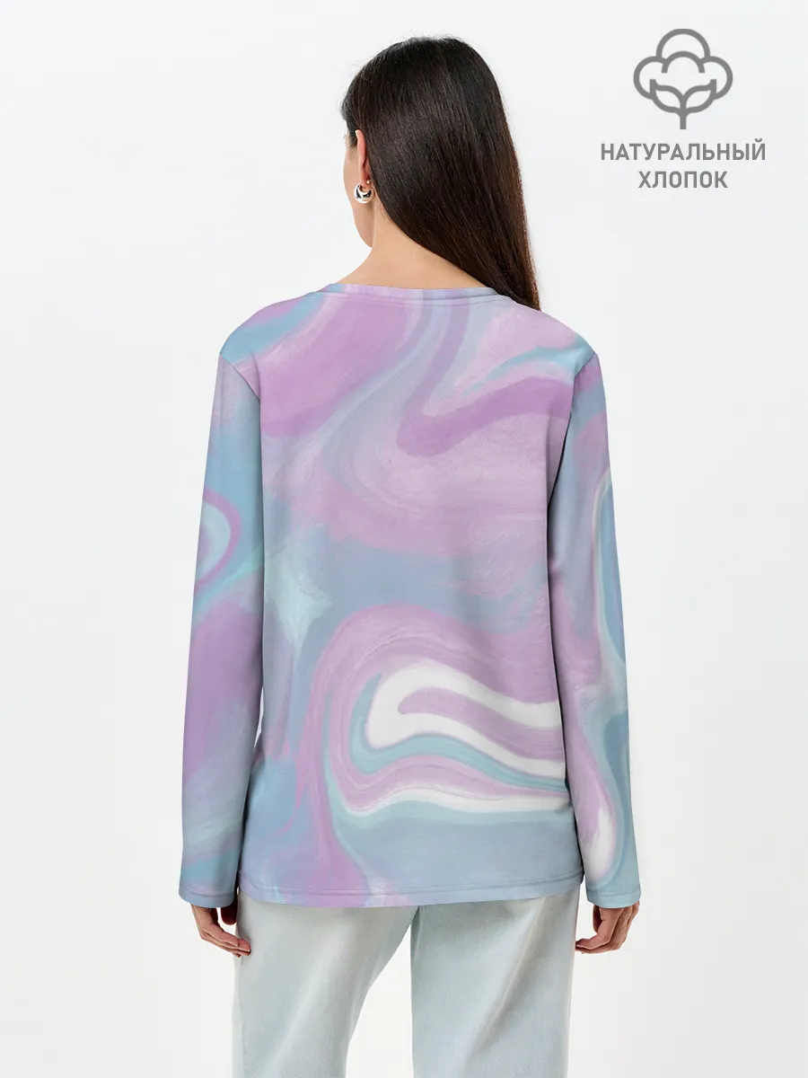 Лонгслив женский. Хлопок / Лулу