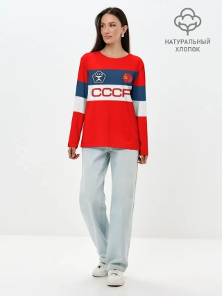 Лонгслив женский. Хлопок / СССР