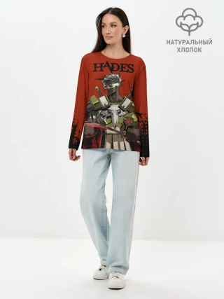 Лонгслив женский. Хлопок / Hades - Арес