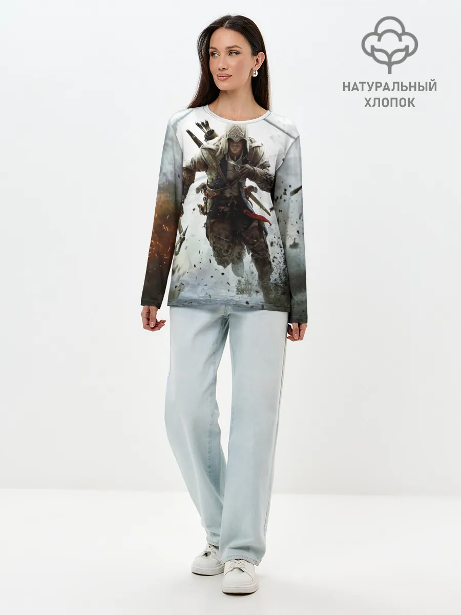Лонгслив женский. Хлопок / Assassin’s Creed 3