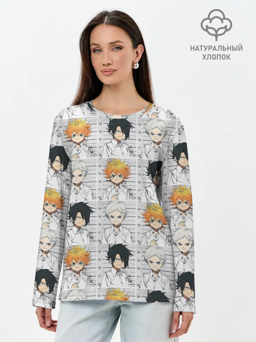 Лонгслив женский. Хлопок / Обещанный Неверленд