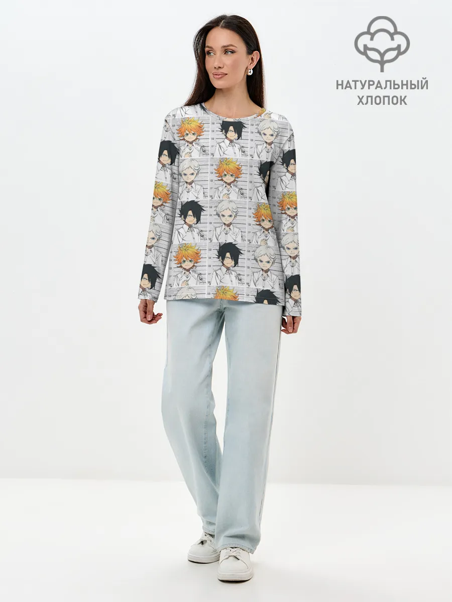 Лонгслив женский. Хлопок / Обещанный Неверленд