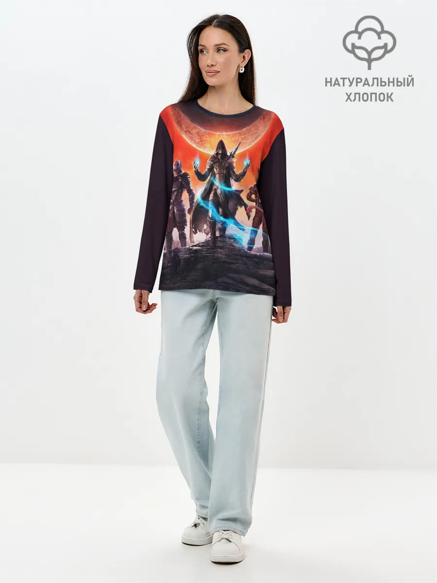 Лонгслив женский. Хлопок / THE ELDER SCROLLS