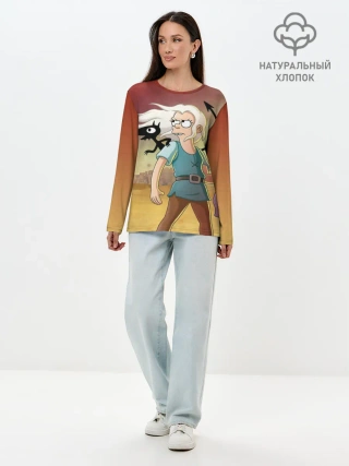 Лонгслив женский. Хлопок / Разочарование