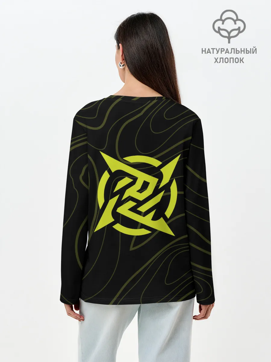 Лонгслив женский. Хлопок / Ninjas In Pyjamas