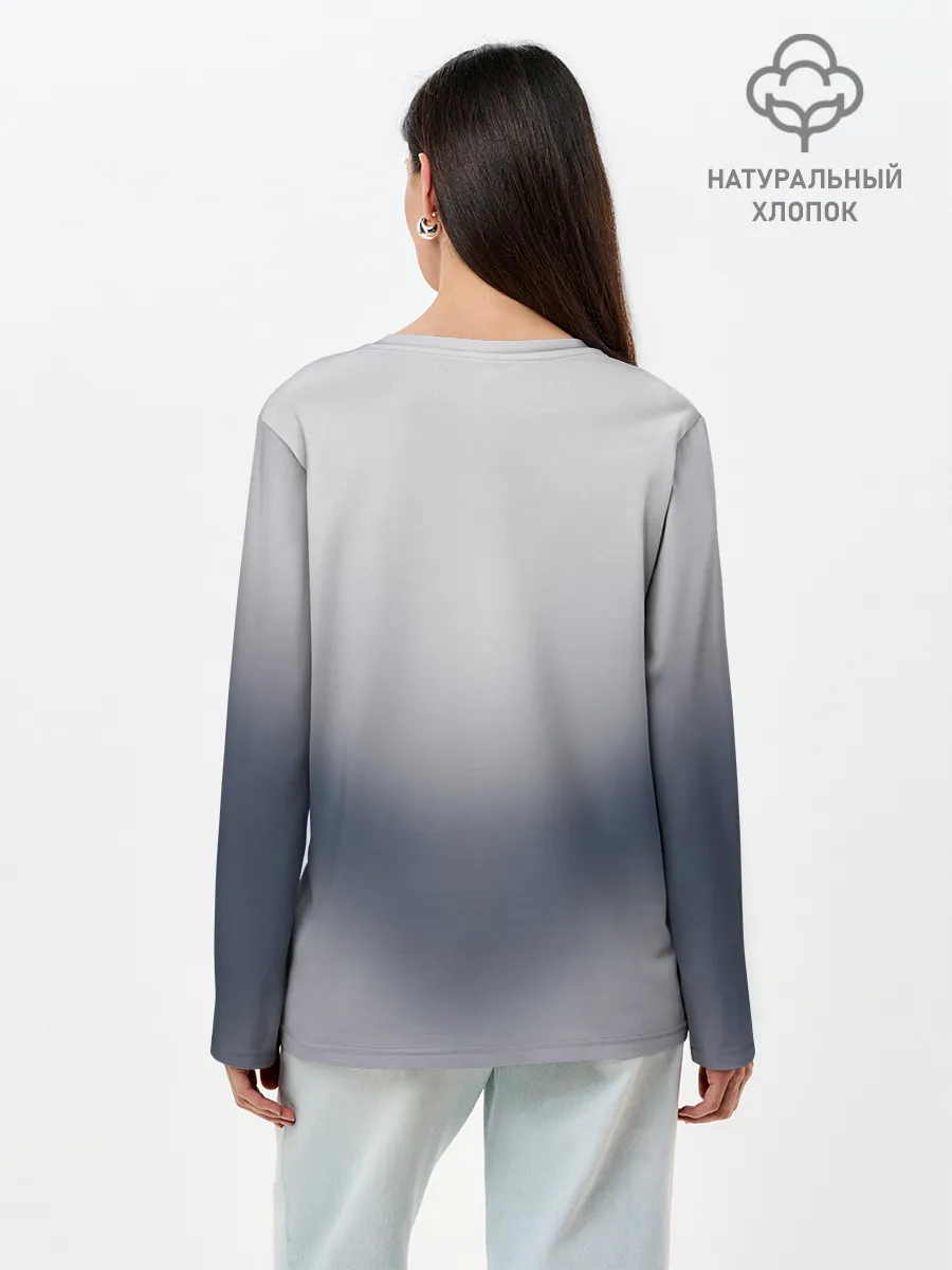 Лонгслив женский. Хлопок / русь
