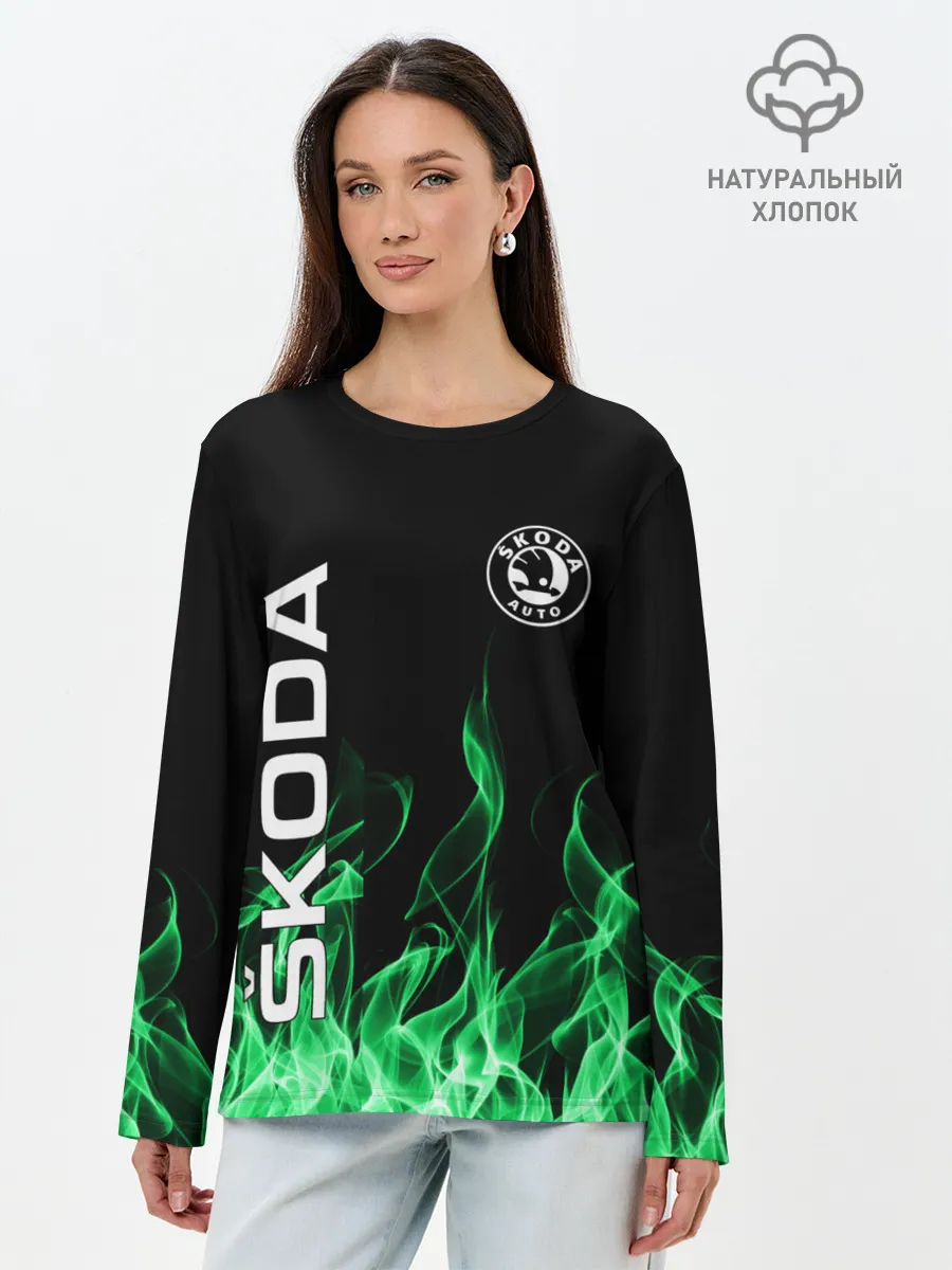 Лонгслив женский. Хлопок / SKODA