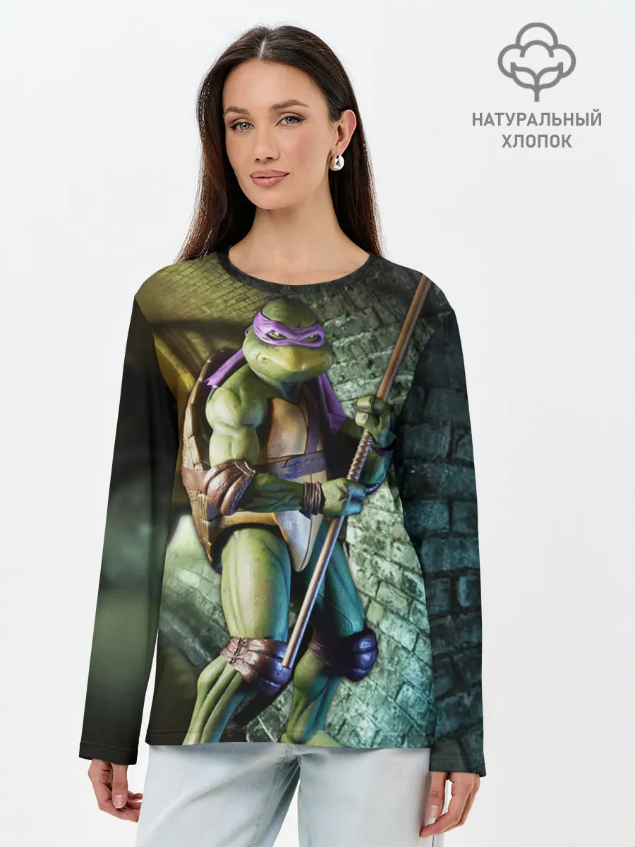 Лонгслив женский. Хлопок / Donnie