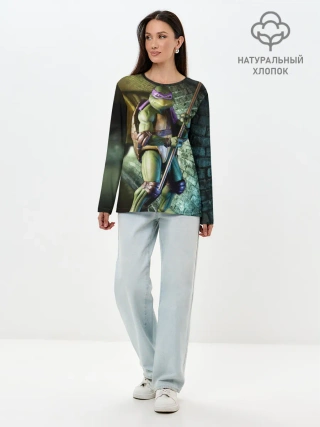 Лонгслив женский. Хлопок / Donnie