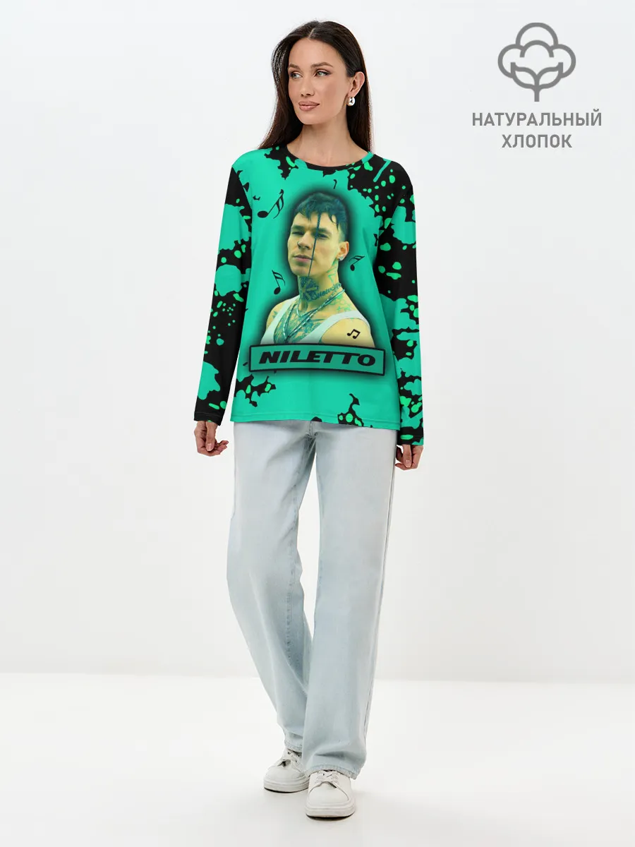 Лонгслив женский. Хлопок / NILETTO