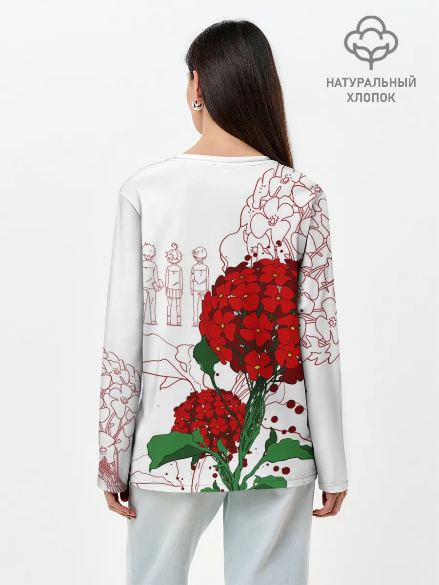 Лонгслив женский. Хлопок / Обещанный Неверленд