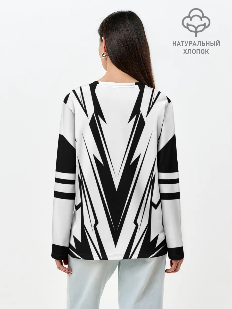 Лонгслив женский. Хлопок / Tesla