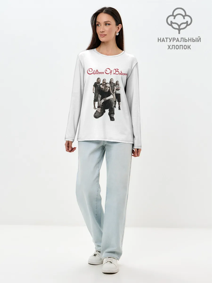 Лонгслив женский. Хлопок / Children of Bodom