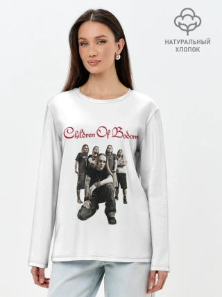 Лонгслив женский. Хлопок / Children of Bodom