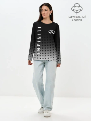 Лонгслив женский. Хлопок / Infiniti