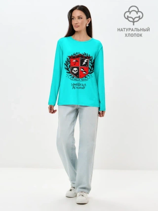 Лонгслив женский. Хлопок / Академия Амбрелла