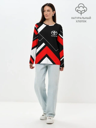 Лонгслив женский. Хлопок / Toyota