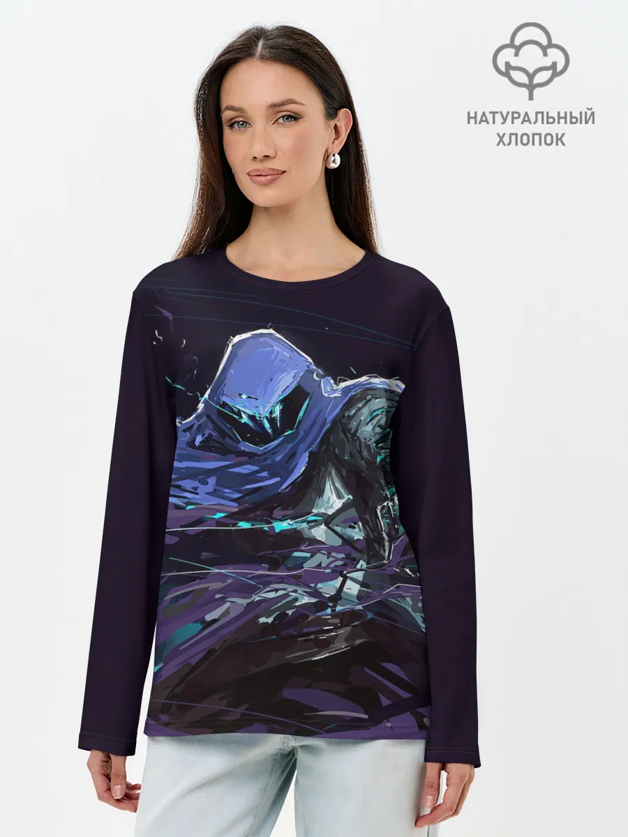 Лонгслив женский. Хлопок / Omen