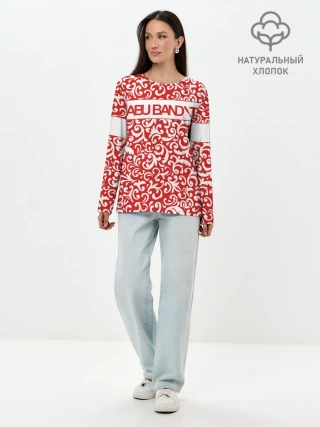 Лонгслив женский. Хлопок / АБУ БАНДИТ