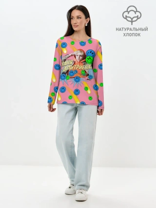 Лонгслив женский. Хлопок / Ваня Дмитриенко