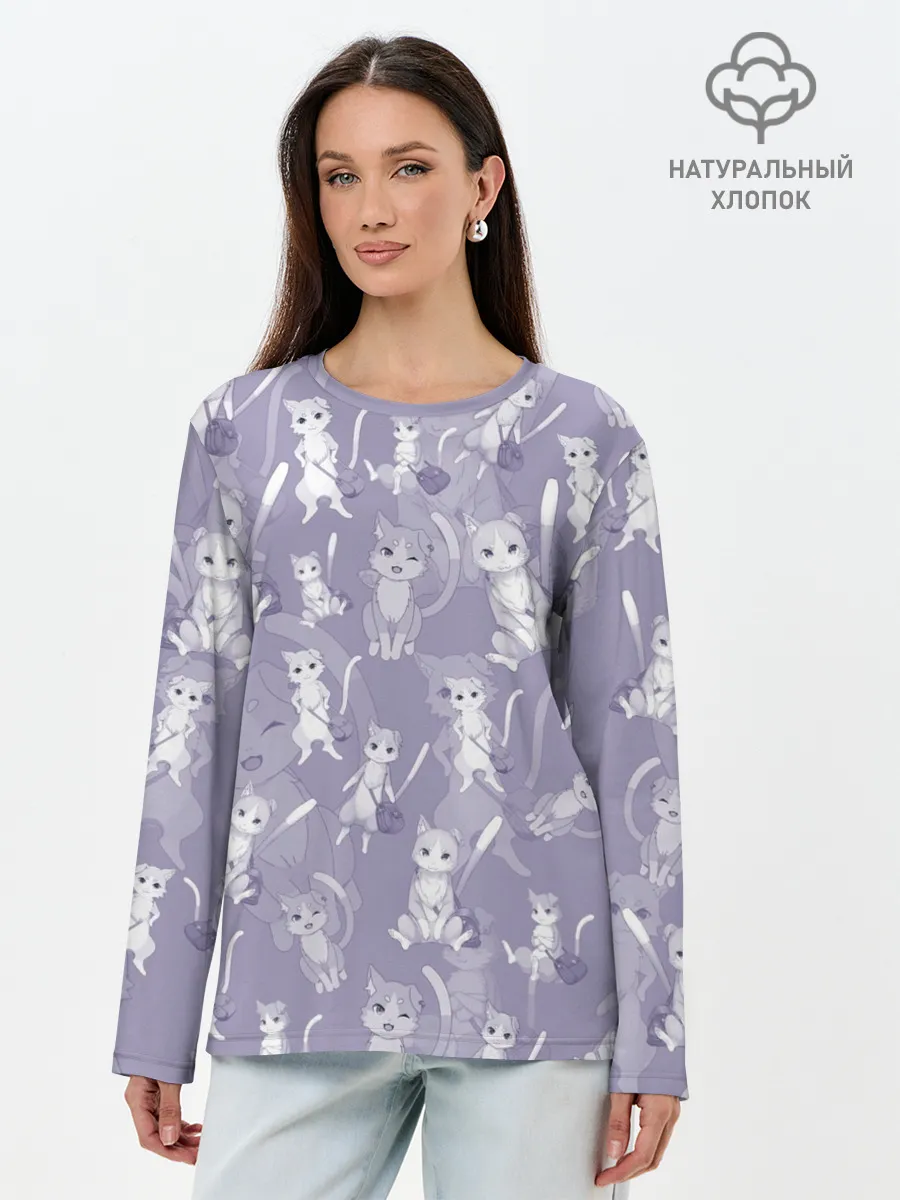 Лонгслив женский. Хлопок / Re:Zero Пак