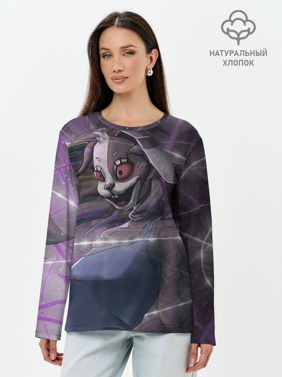 Лонгслив женский. Хлопок / Венни