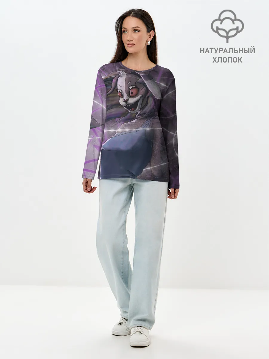 Лонгслив женский. Хлопок / Венни