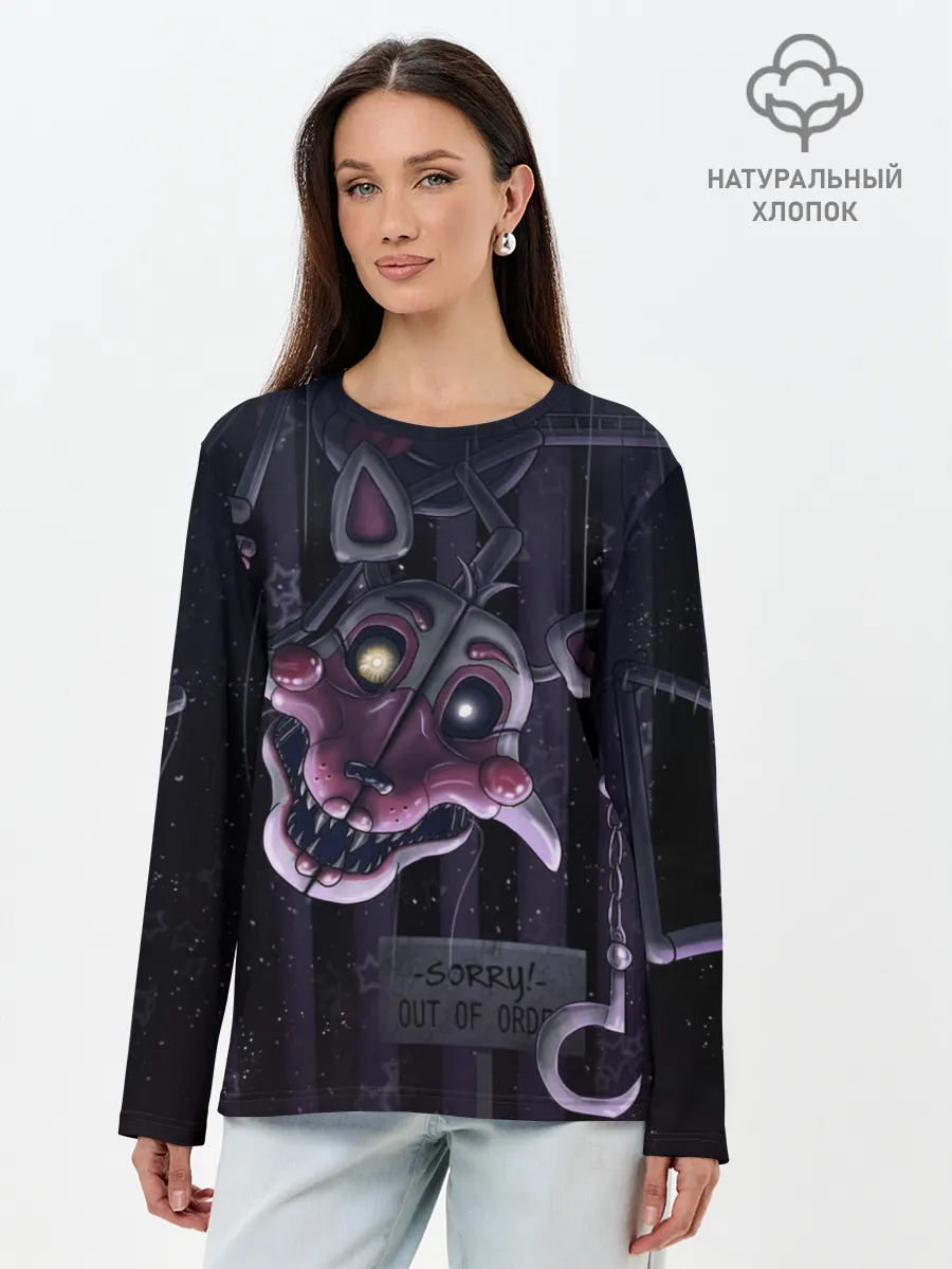 Лонгслив женский. Хлопок / Фантайм Фокси