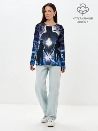 Лонгслив женский. Хлопок / Sword Art Online Кирито Асуна