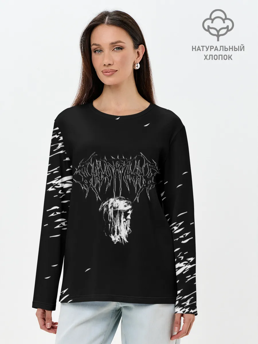 Лонгслив женский. Хлопок / GHOSTEMANE